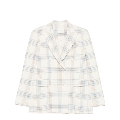 Cotton Double-Breasted Jacket - Image 1