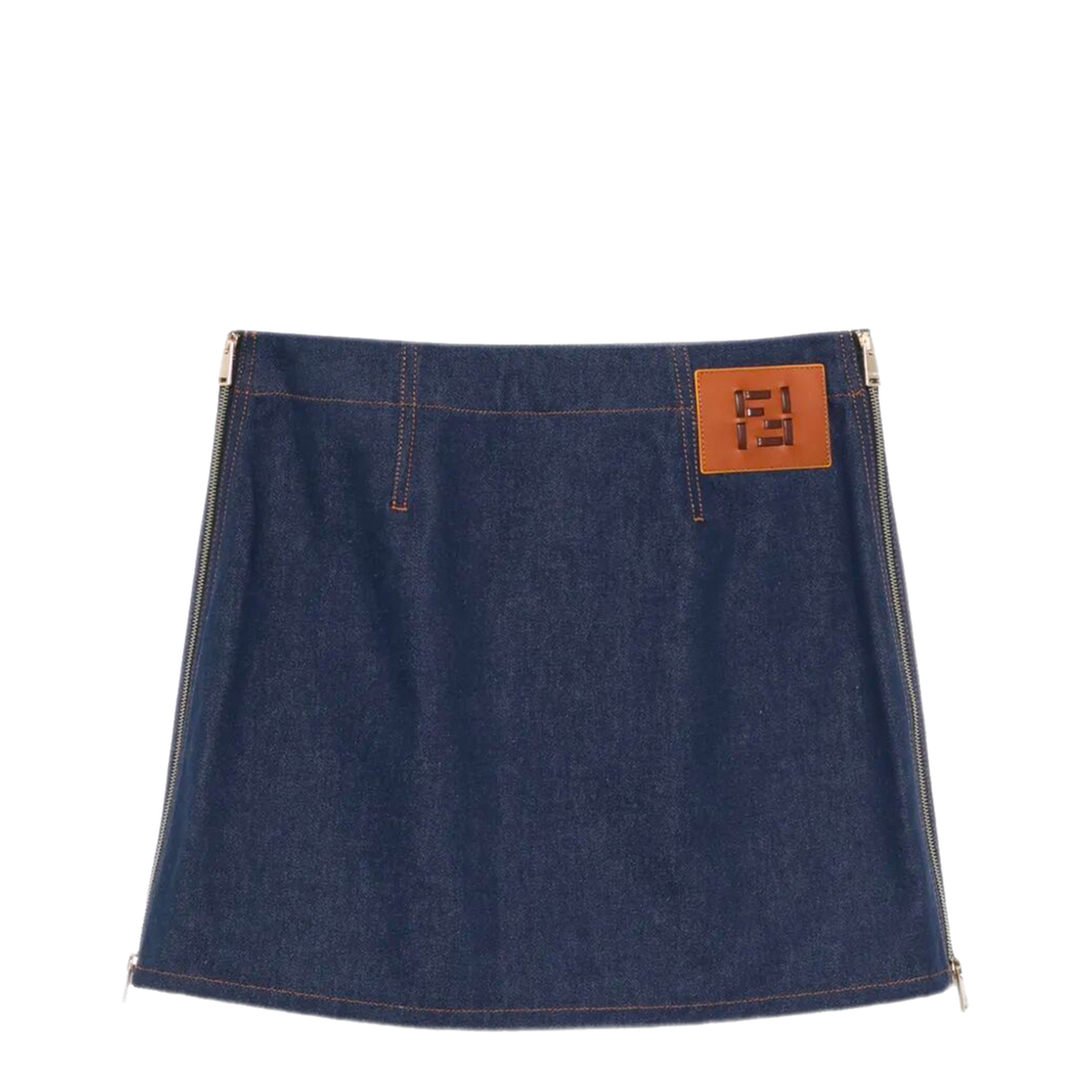 Navy Blue Mini Skirt - Image 2