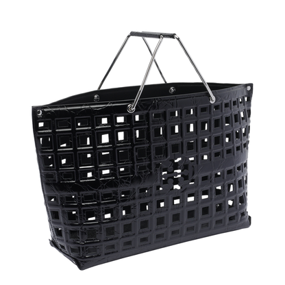 Croco Embossed Ella Market Handbag - Image 2