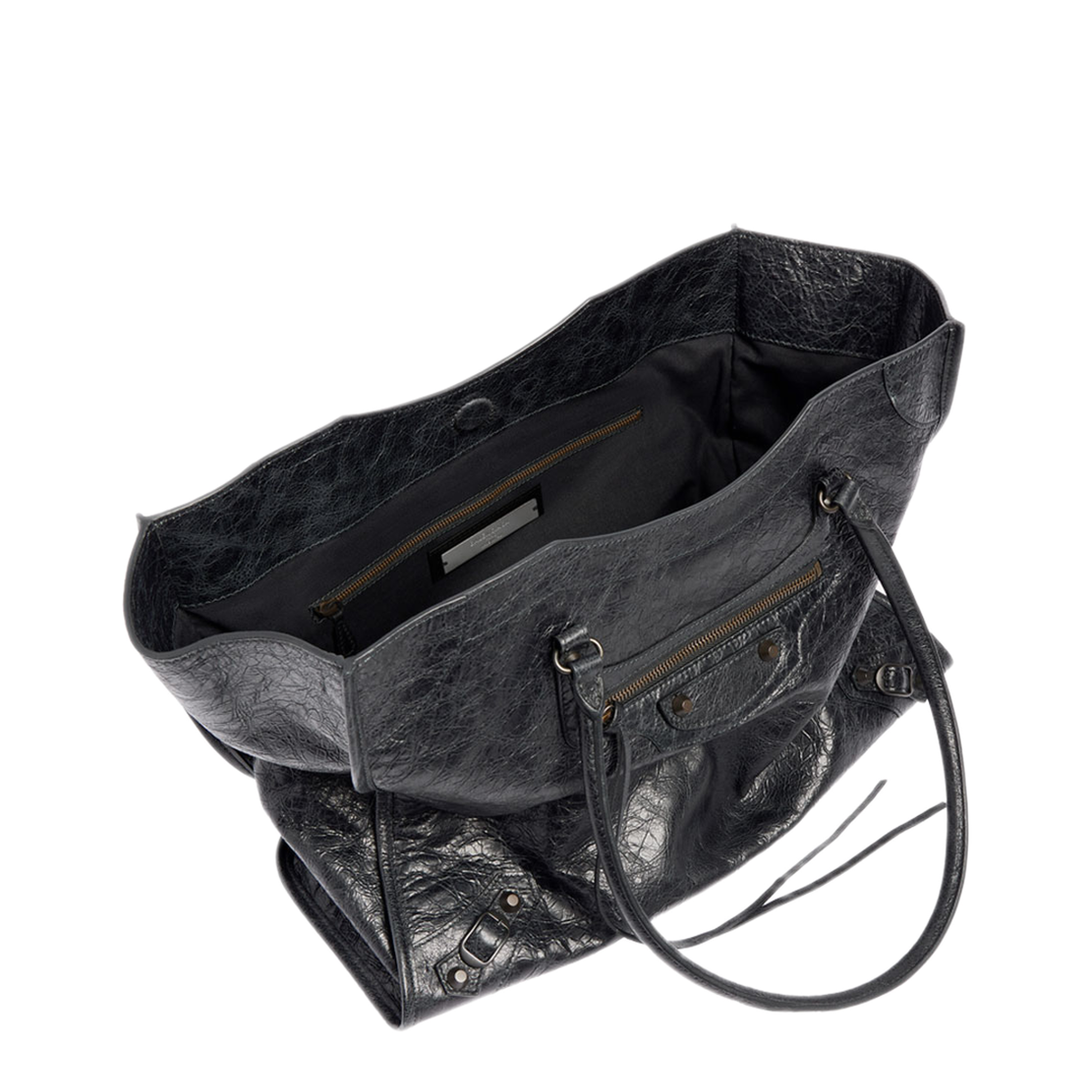 City Tote Bag Medium in Arena Lambskin - Image 5