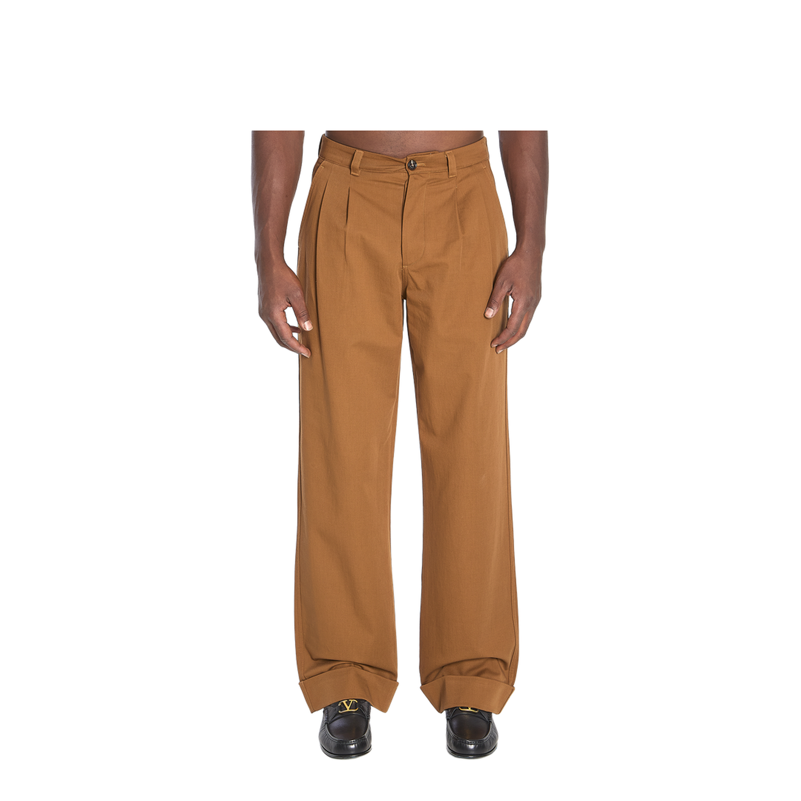 Cotton Gabardine Trousers - Image 1