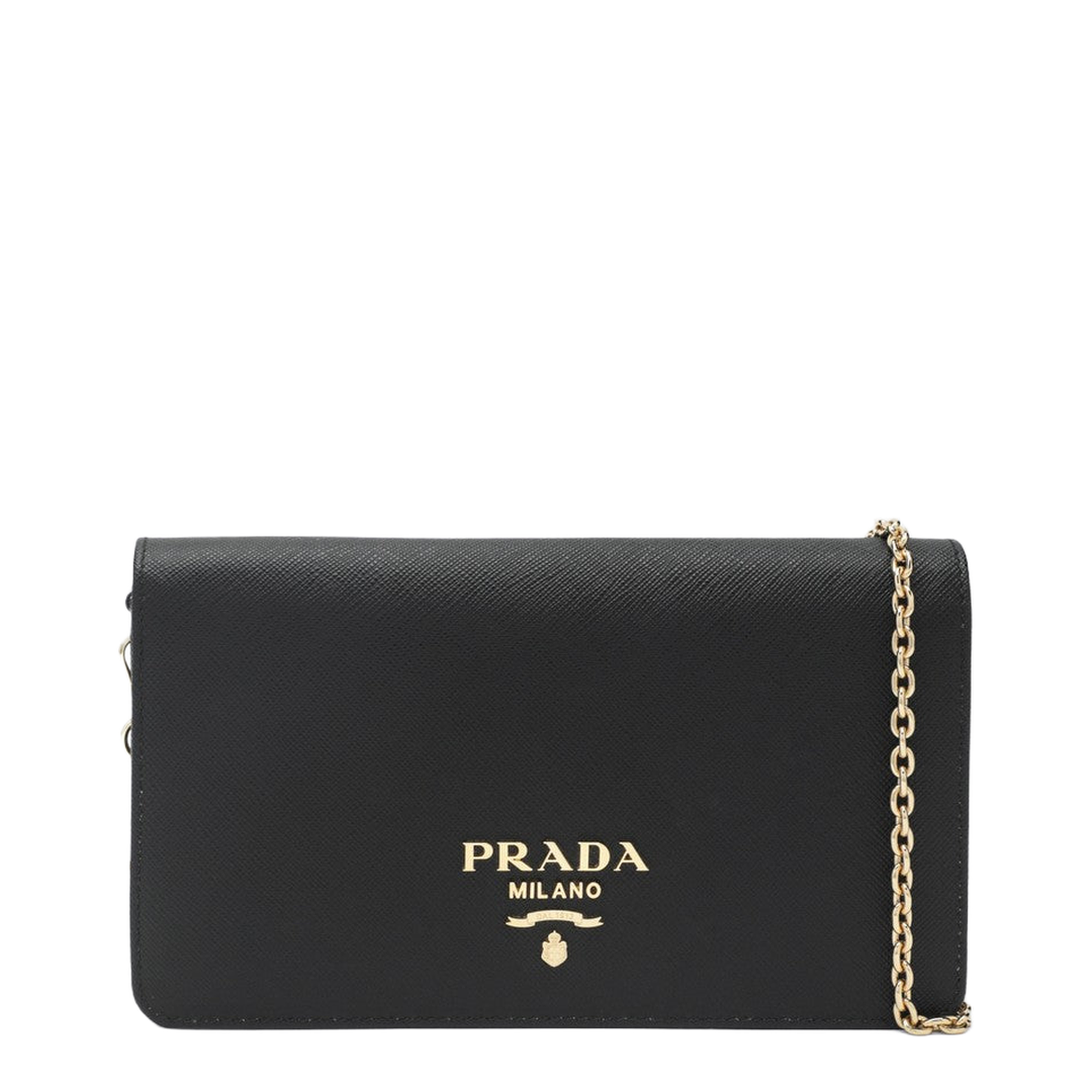 Mini Saffiano Mini Calfskin Crossbody - Black (Nero) / F0002 - Image 1