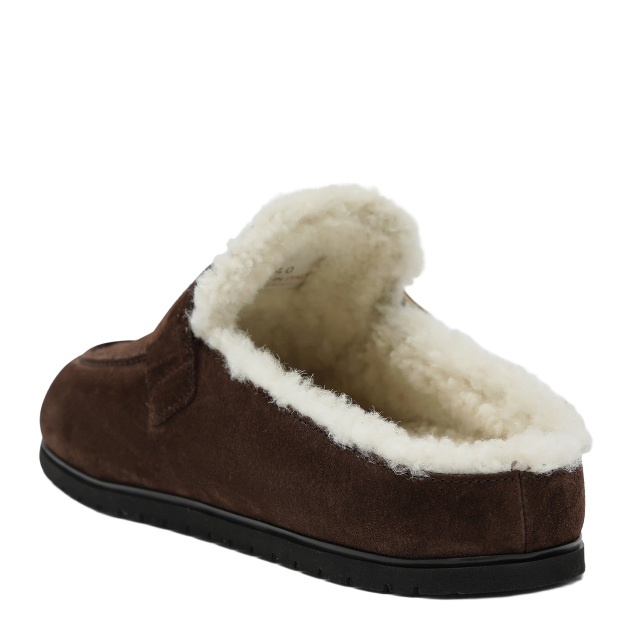 Moro Suede Clogs with Shearling Lining - Image 2