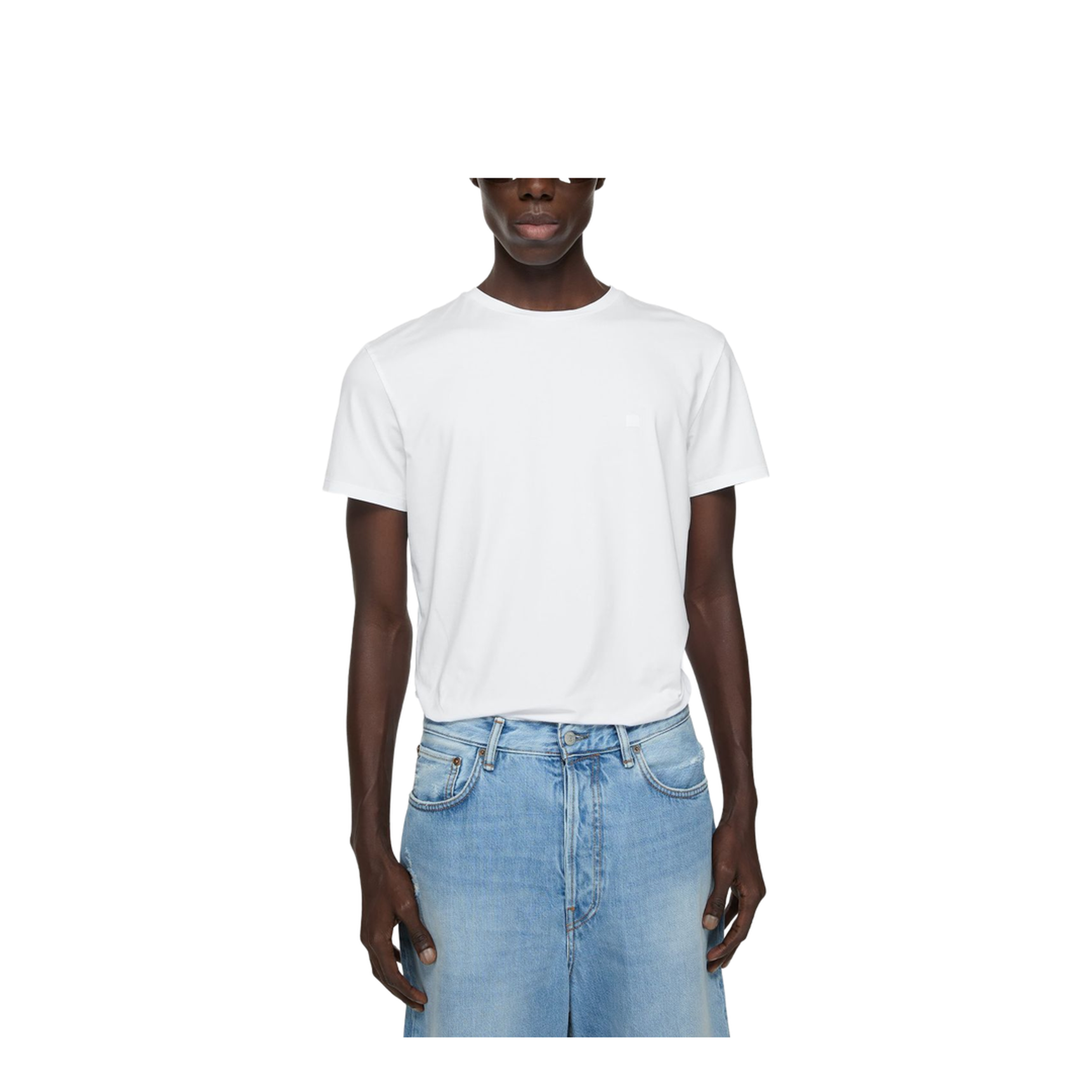 Crew Neck T-Shirt White - Image 4