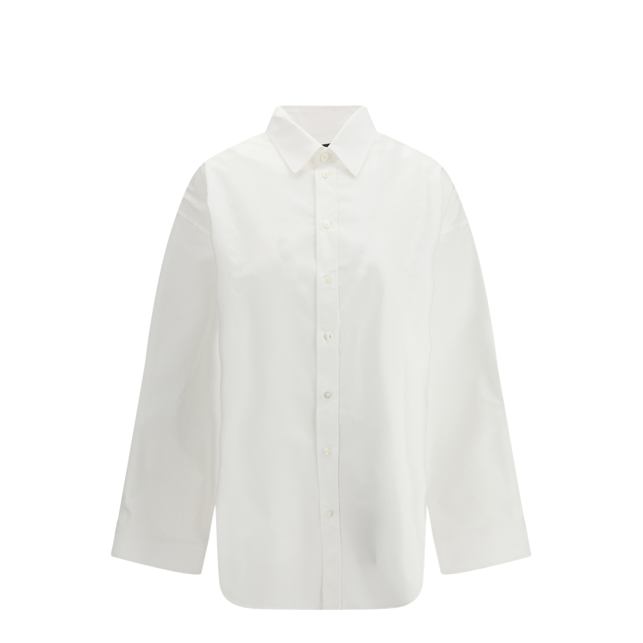 Lace-up Cotton Shirt - Image 1