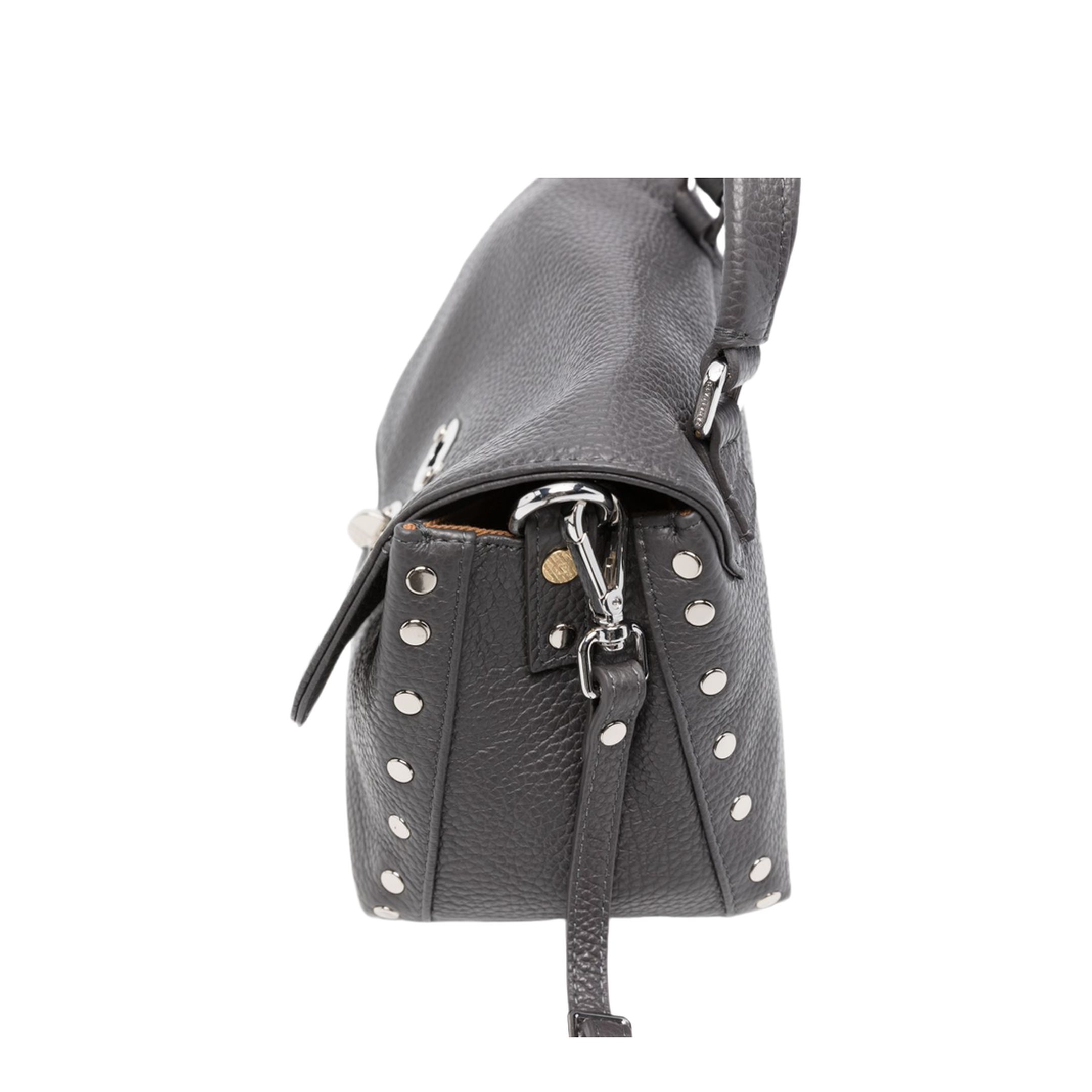 Bayswater Small Classic Grain Handbag - Black - Image 2