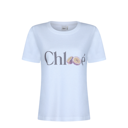 Baby Fit Logo T-Shirt in Cotton Jersey White - Image 2