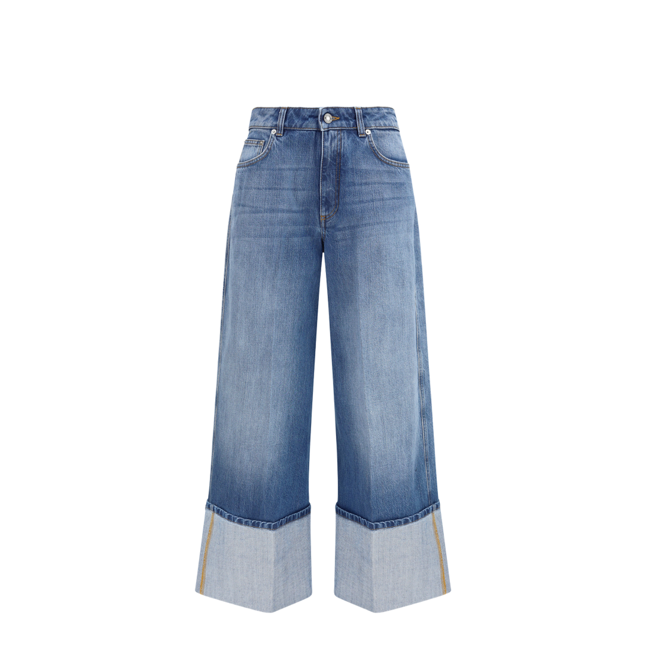 Dégradé turn-up Jeans - Image 1