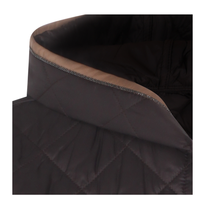 Padded Vest Nylon Brown - Image 7