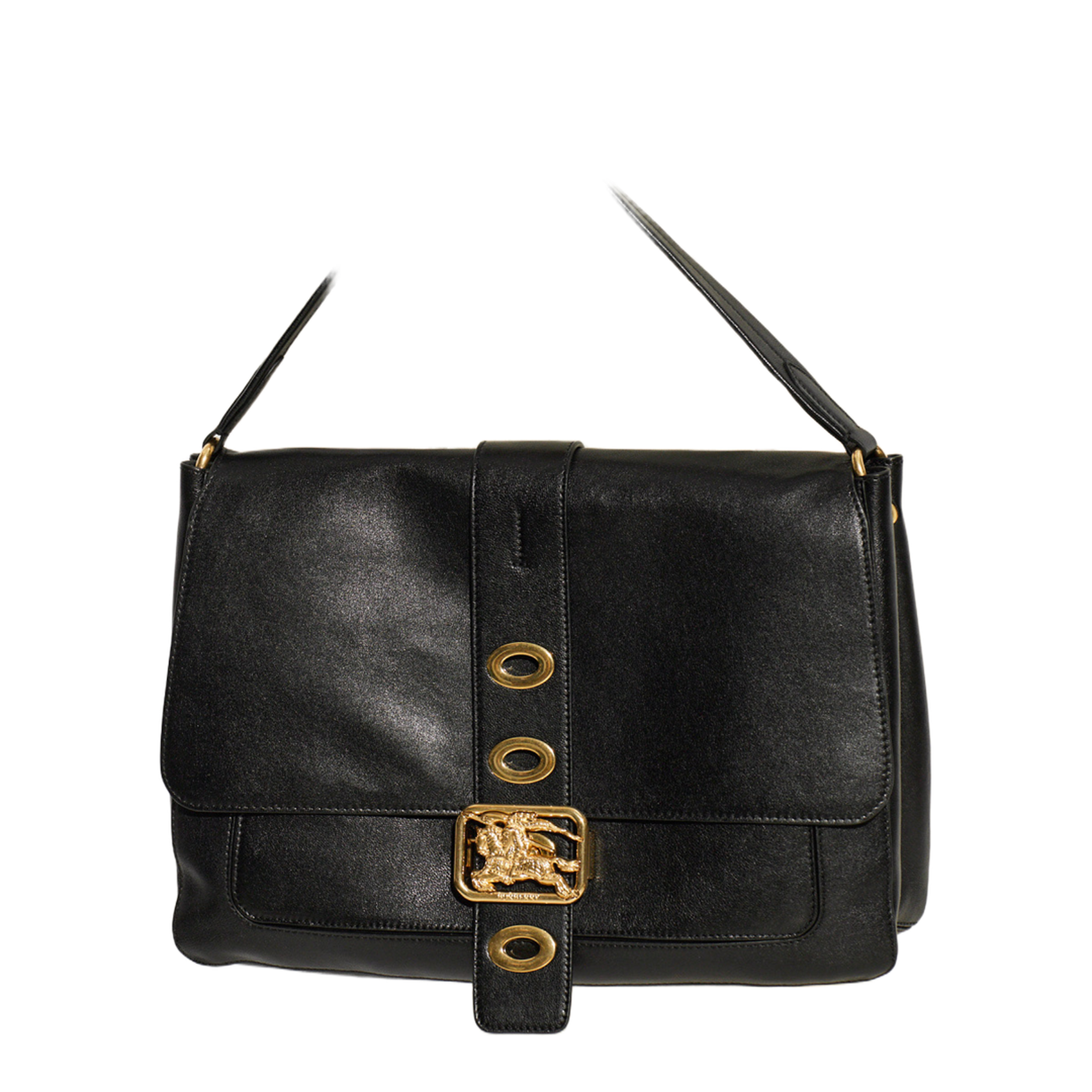 Rider Medium Lambskin Shoulder Bag - Black - Image 2