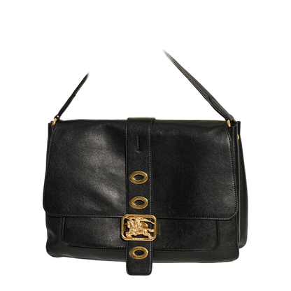 Rider Medium Lambskin Shoulder Bag - Black - Image 2