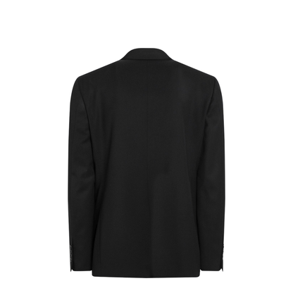 Standard Single-Breasted Tailored Blazer in Black - Image 2