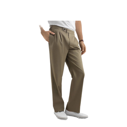 Straight-Leg Pleated Trousers - Image 4