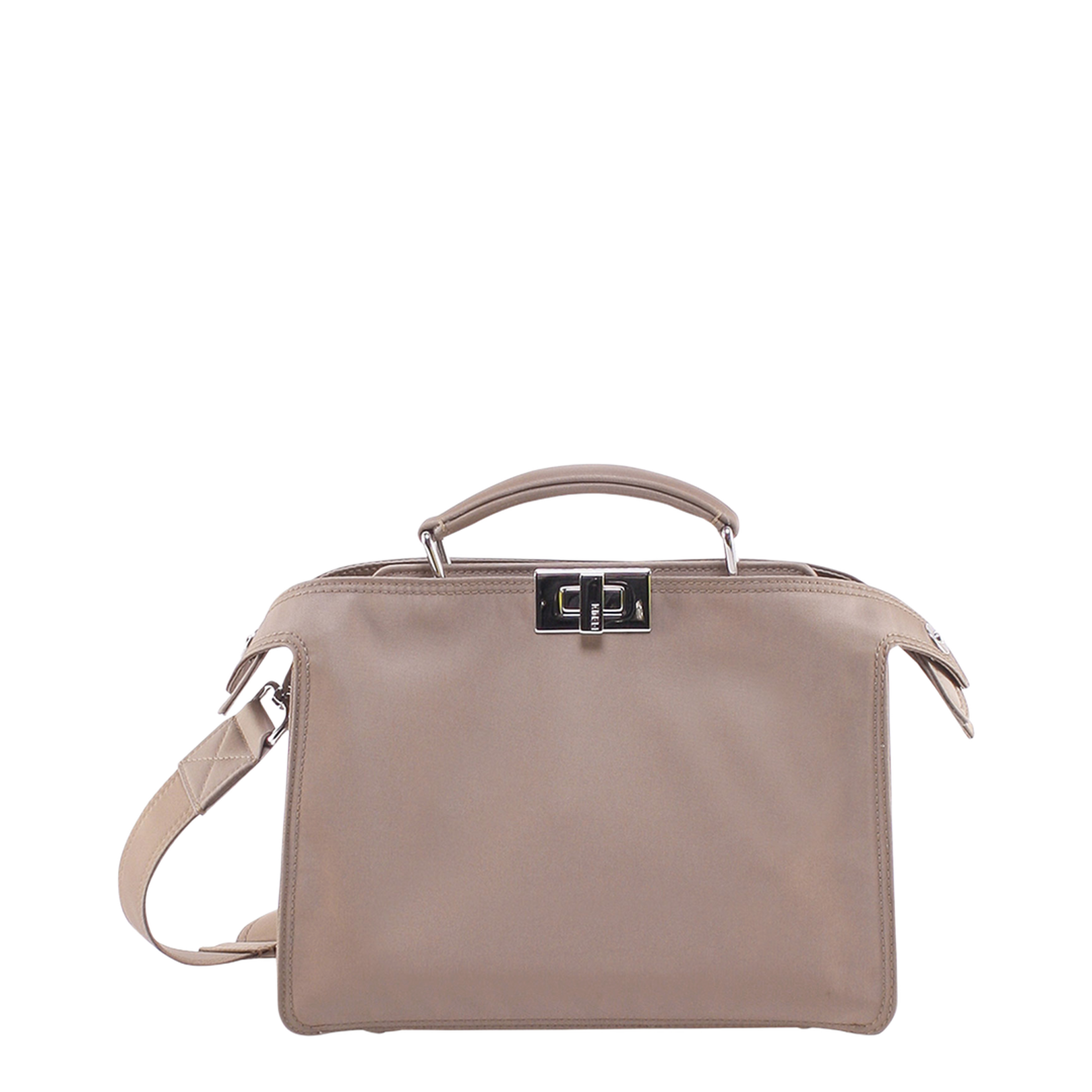 Peekaboo Mini
Brown Nylon Bag - Image 3