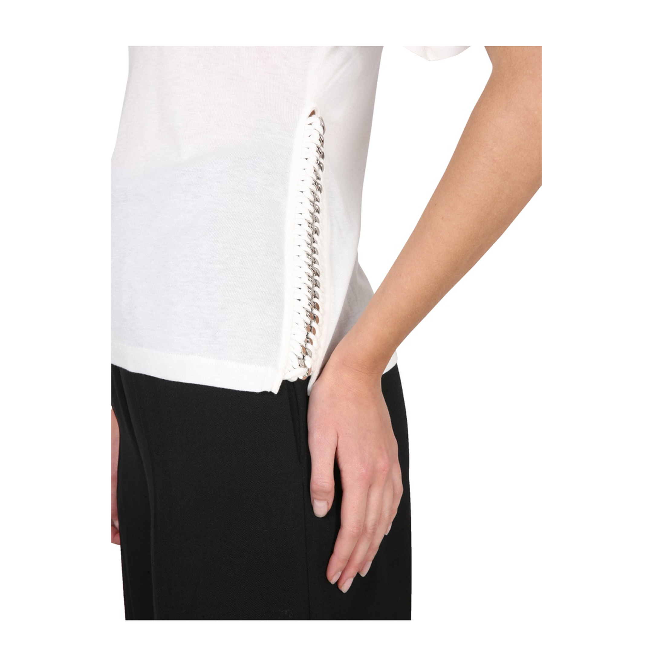 T-Shirt with Chain Detail - Image 4
