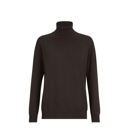 Cashmere Turtleneck Sweater with Pendant - Image 1