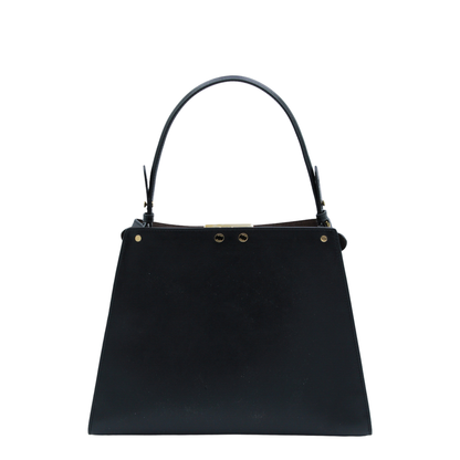 Way Medium Leather Shoulder Bag -  Black - Image 6