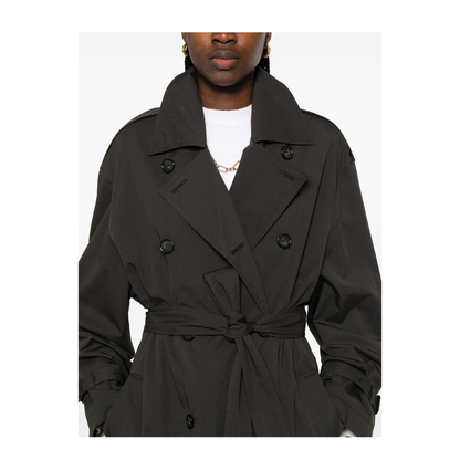 Cotton Blend Trench Coat - Image 4
