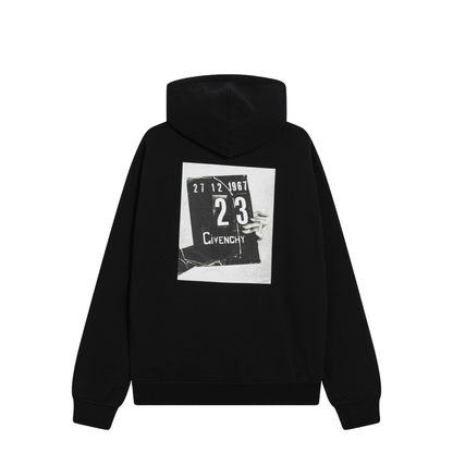Black Couture Seam Sweatshirt with Clapperboard Print - Image 2
