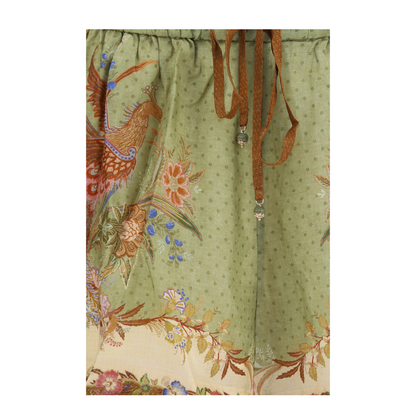 Indra Relaxed Silk Drawstring Shorts - Image 3