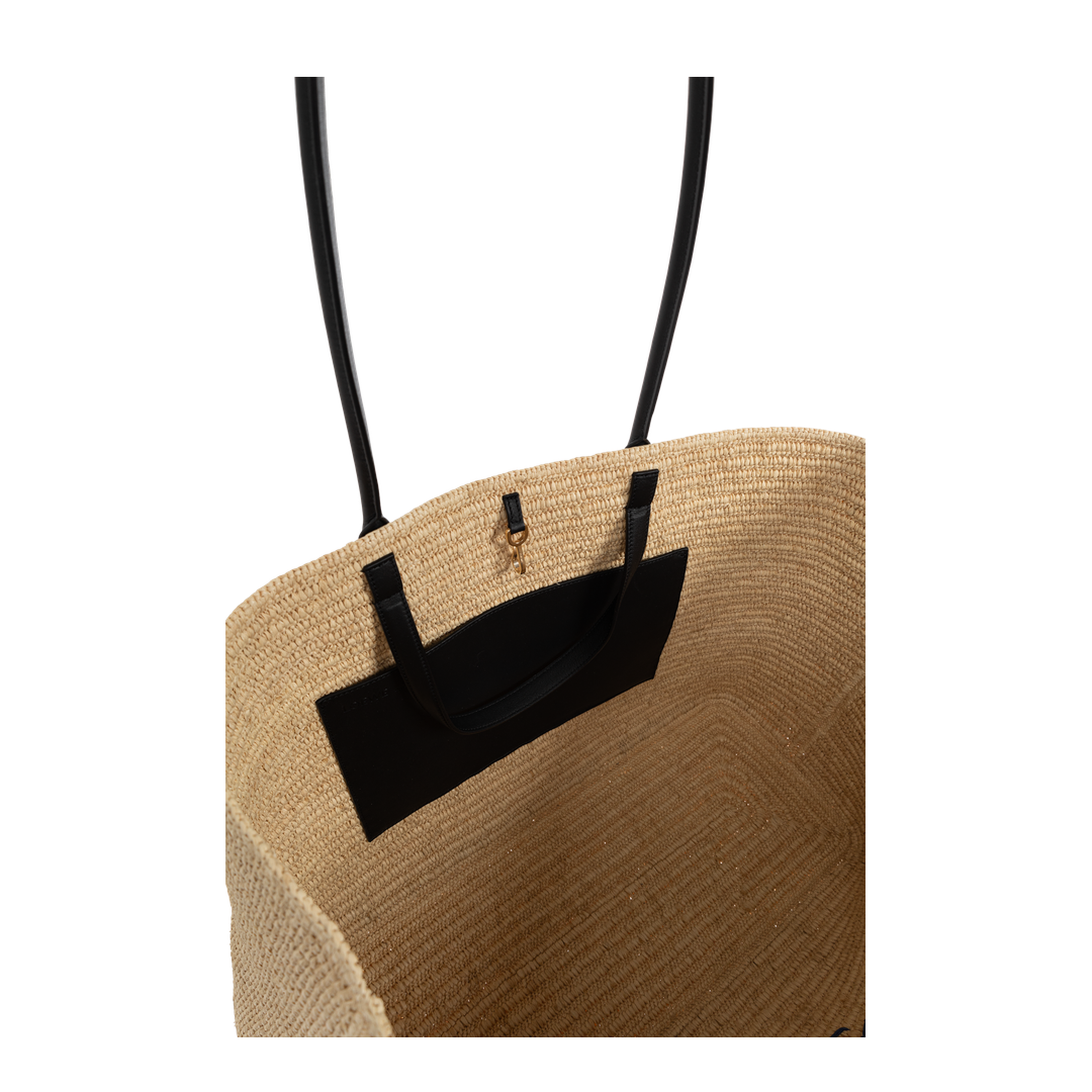 Verano XL Raffia Tote - White/Multicolor - Image 4