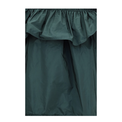 Ruffled Nylon Poplin Dress - Image 3