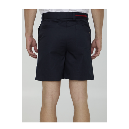 Double Cotton Twill Shorts - Image 4