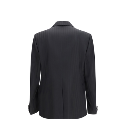 Striped Peak Lapel Blazer - Image 2
