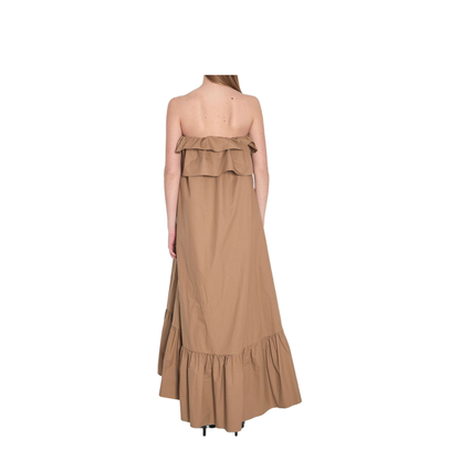 Cotton Twill Ruffle Dress - Image 2