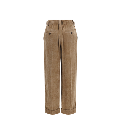 Elasticated Viscose and Cashmere Pants - Image 2