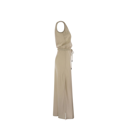 Fluid Satin Cady Twill Dress - Image 3
