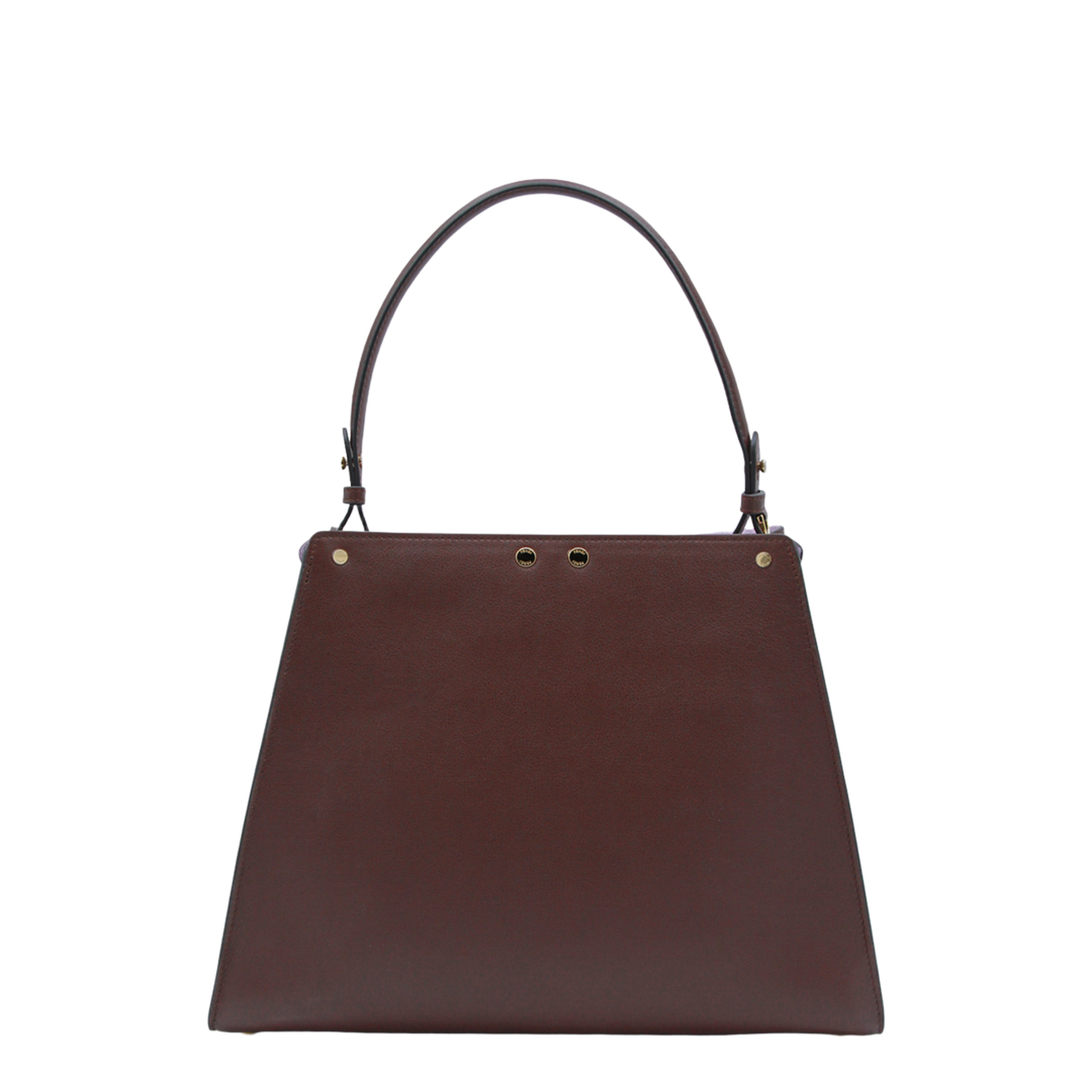 Way Medium Calfskin Top Handle Bag - Dark Brown - Image 6