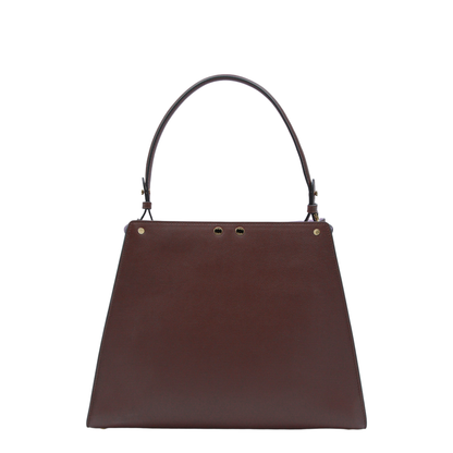 Way Medium Calfskin Top Handle Bag - Dark Brown - Image 6