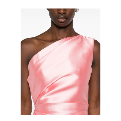 Elegant Embroidered Color-Block Dress - Image 5