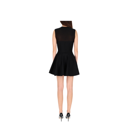 Mini Dress with Flared Skirt - Image 3