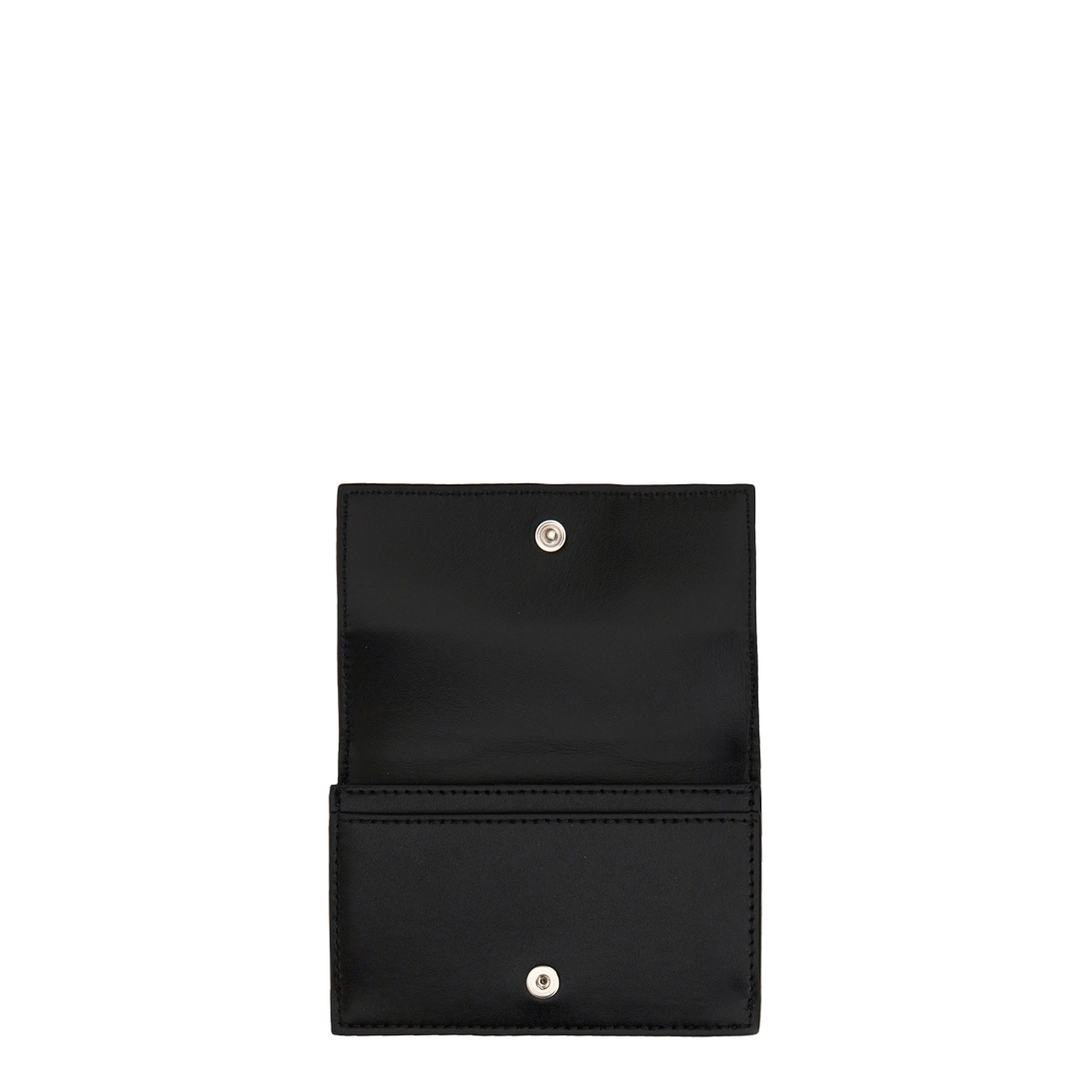 Black Leather Business Card Holder - Image 3