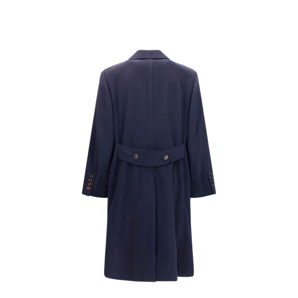 Double Breasted Wool Coat - Image 2