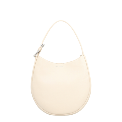 Leather Crescent Large Dual Shoulder Bag - Image 4