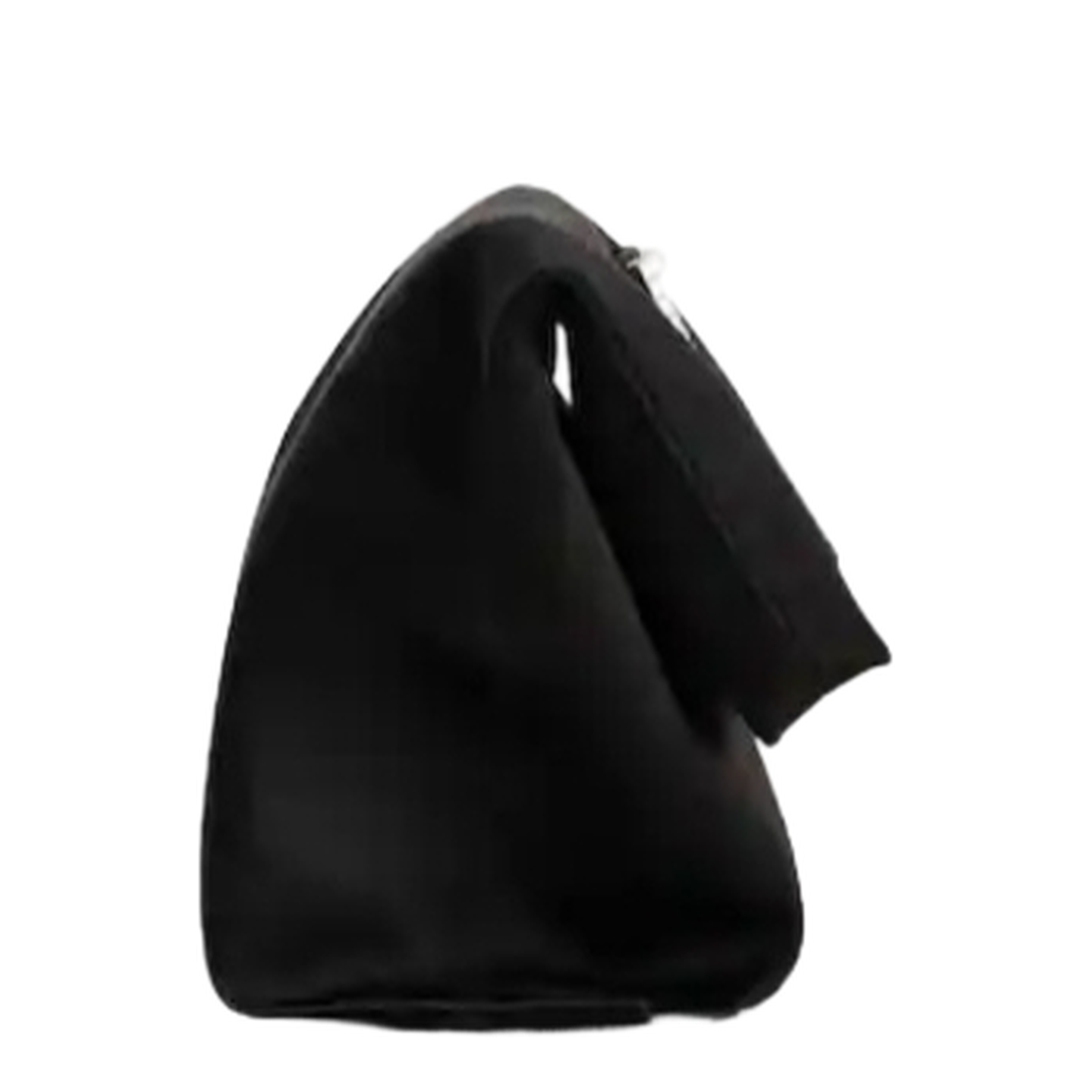 Trompette Clutch Satin Black - Image 3