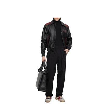 Black Leather Jacket - Image 2