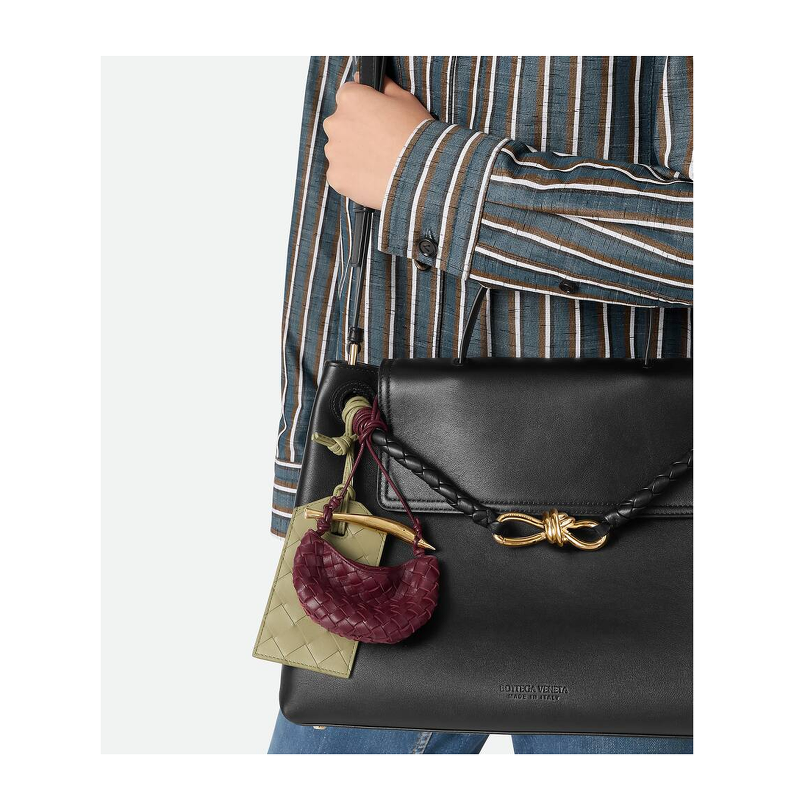 Miniature Sardine Micro Bag Burgundy - Image 2