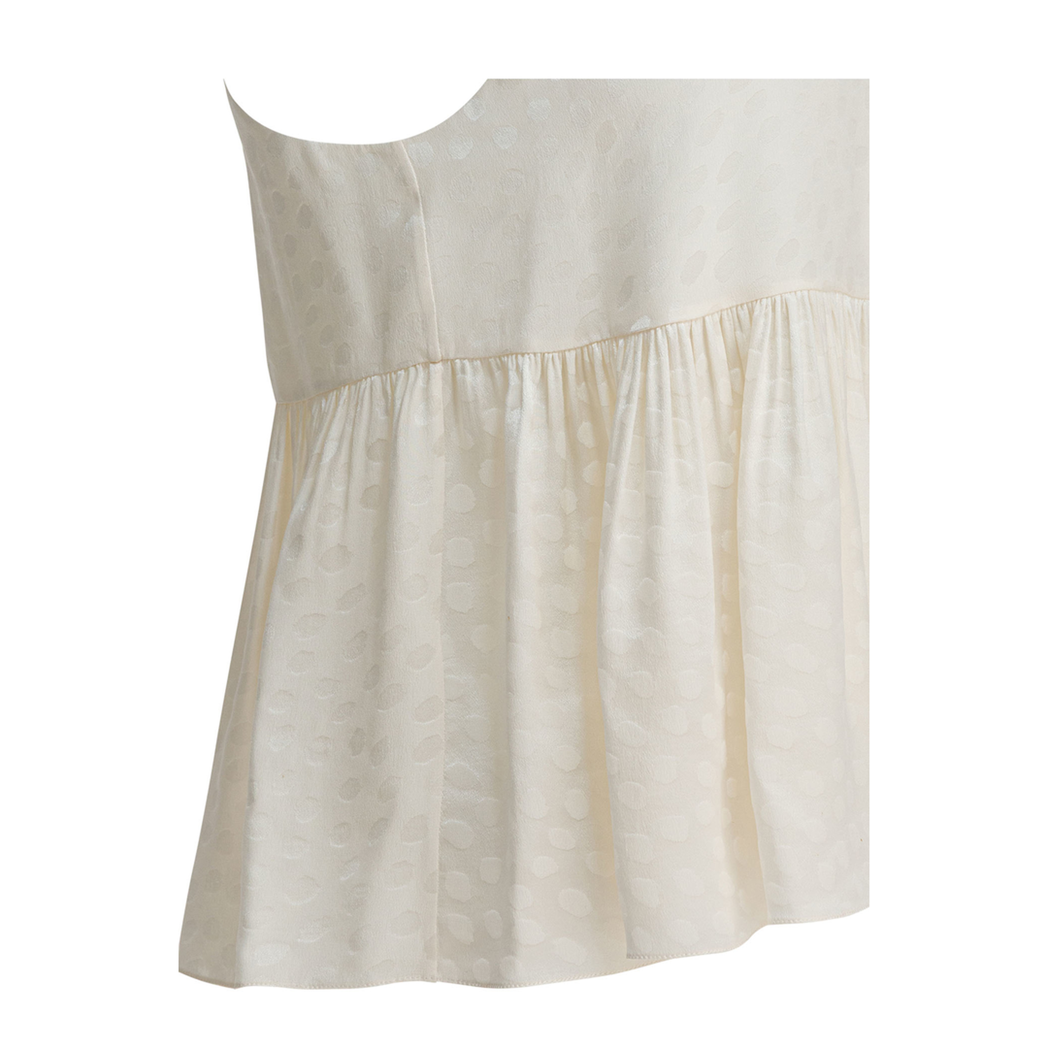 Silk Peplum Top - Image 4