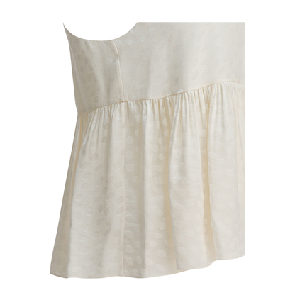 Silk Peplum Top - Image 4
