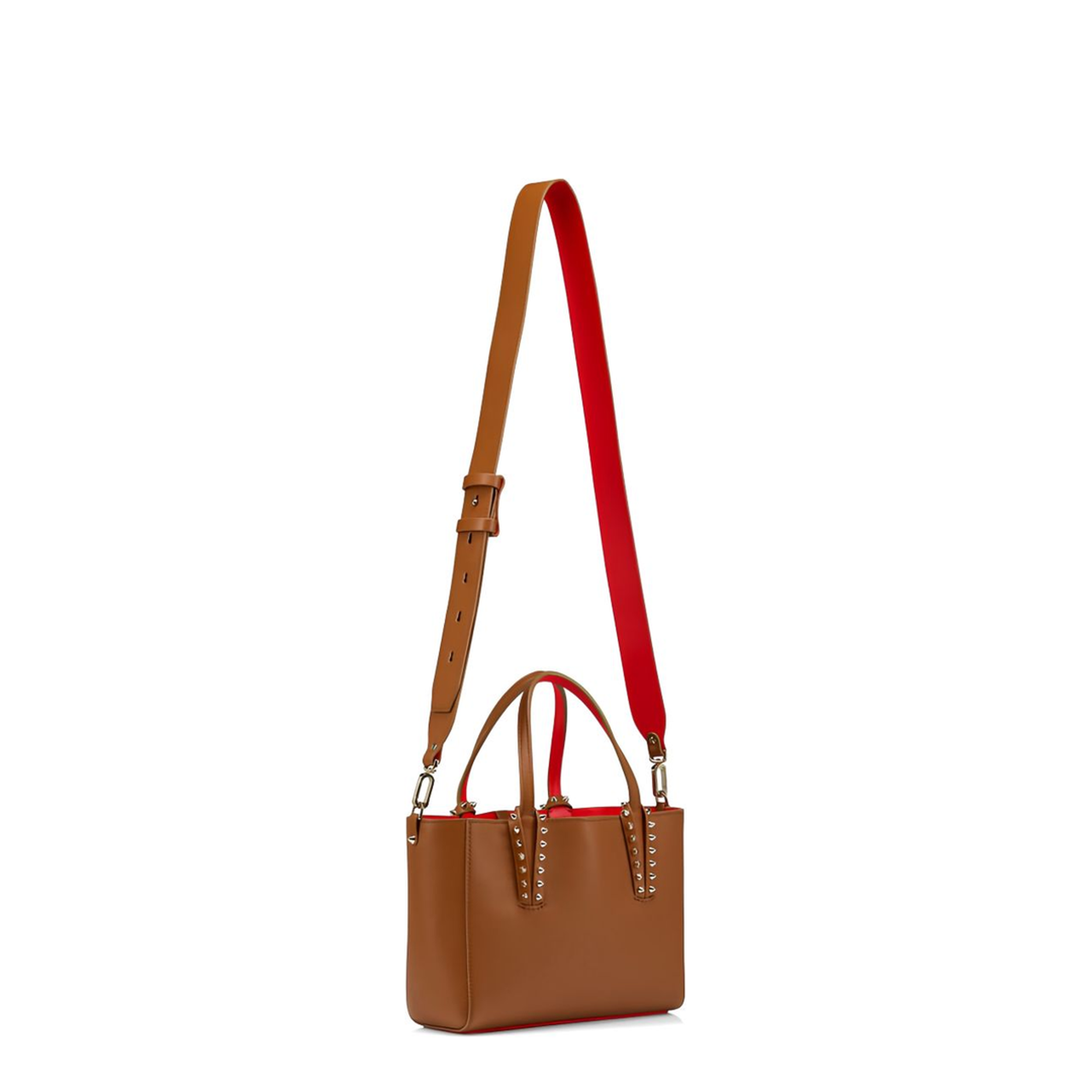 Grained Calf Leather Tote Bag - Cuoio - Image 4