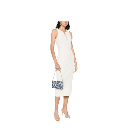 Baguette Canvas Clutch - Navy Blue - Image 5