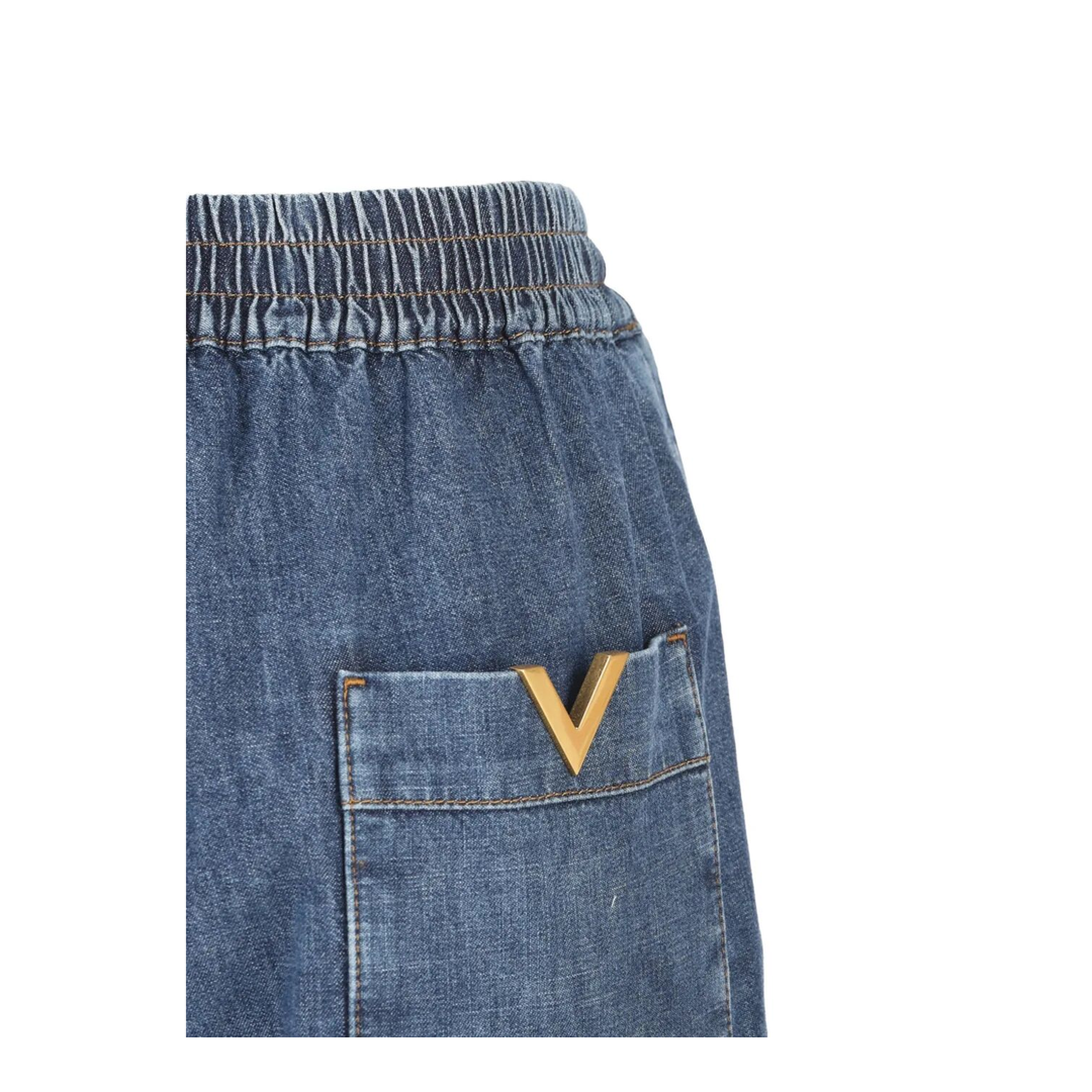 Tassel-Detail Wide-Leg Jeans - Image 3