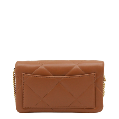 Classic Chestnut Leather Kira Crossbody Bag - Image 3