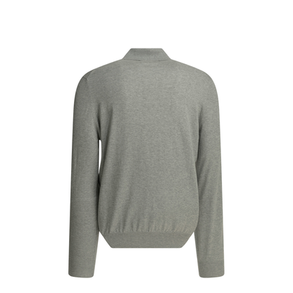 Buttons Long-Sleeve Polo Shirts Grey - Image 2