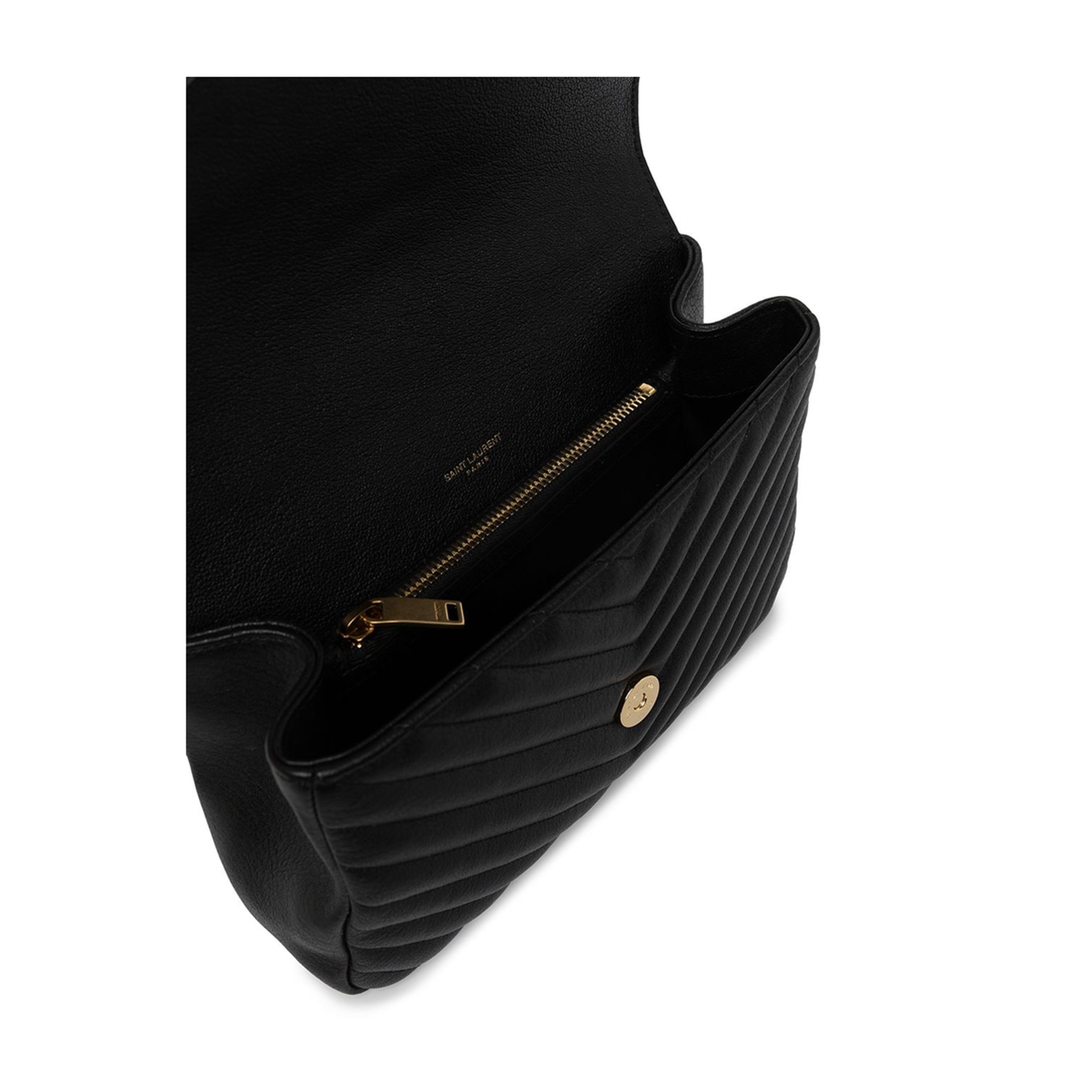 College Medium Quilted Leather Shoulder Bag - Nero - Image 4