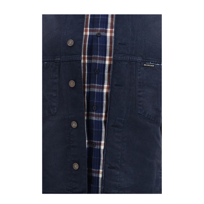 Patched Shirt Jacket - Image 3